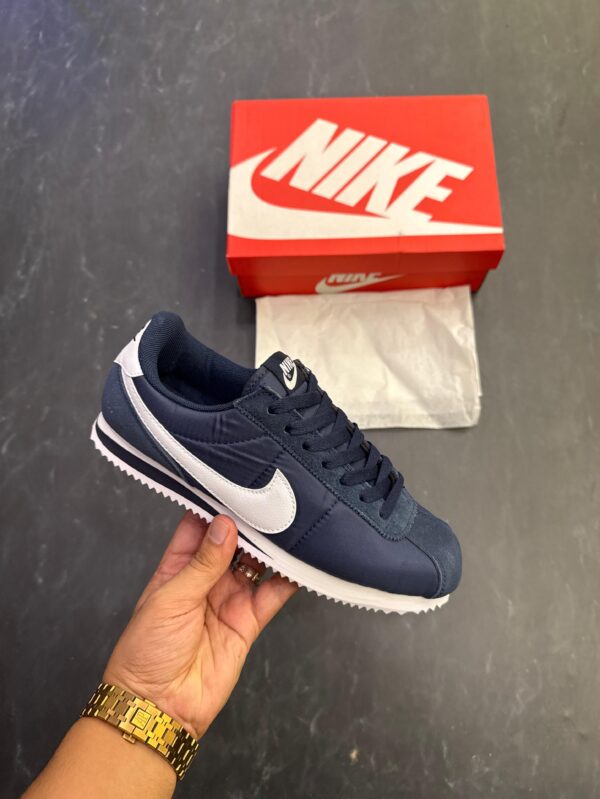 First Copy Nike Cortez Nylon Navy – Classic Retro Running Sneakers