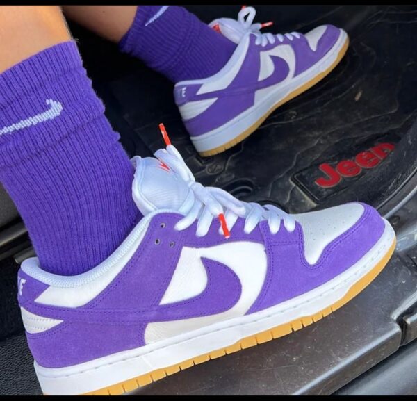 First Copy Nike SB Dunk Low “Purple Suede” – Premium Skate Sneakers for Women - Image 2