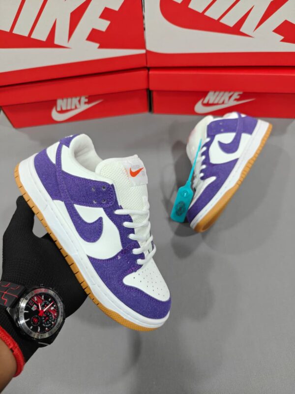 First Copy Nike SB Dunk Low “Purple Suede” – Premium Skate Sneakers for Women - Image 3