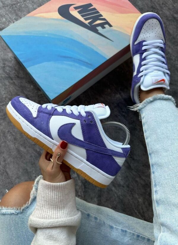 First Copy Nike SB Dunk Low “Purple Suede” – Premium Skate Sneakers for Women - Image 5