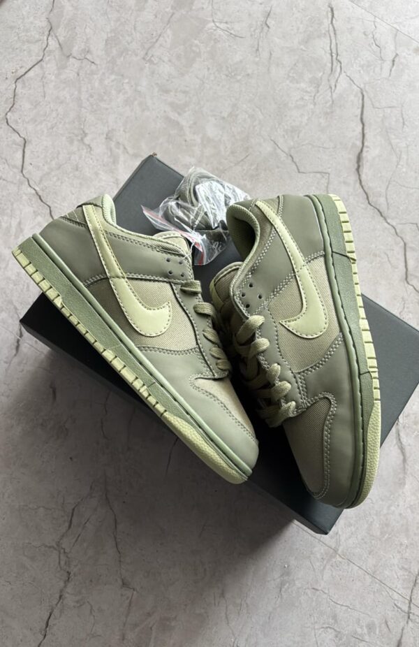 First Copy Nike SB Dunk Oil Green | Premium Streetwear & Skate Sneakers - Image 2