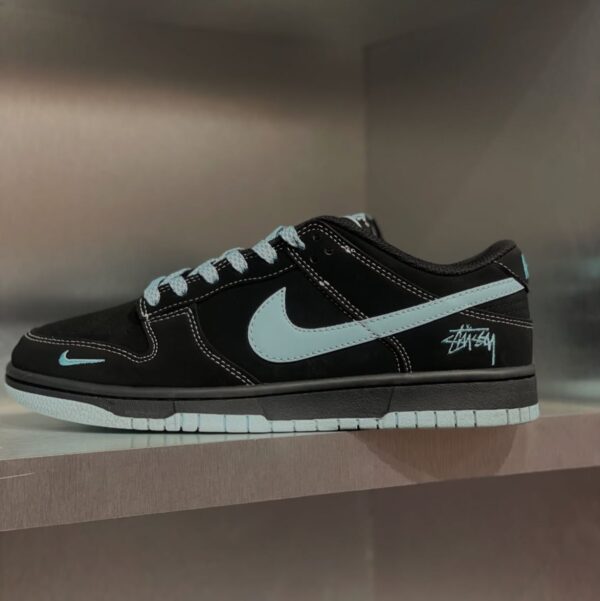 First Copy Nike SB Dunk Stussy Black White 2025 – Premium Street & Skate Sneakers - Image 8
