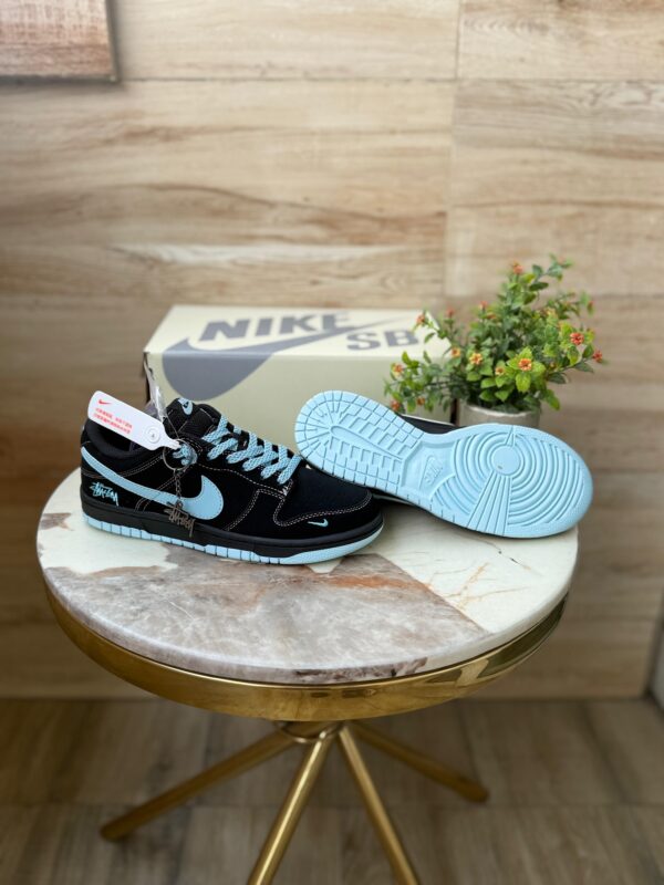 First Copy Nike SB Dunk Stussy Black White 2025 – Premium Street & Skate Sneakers - Image 4