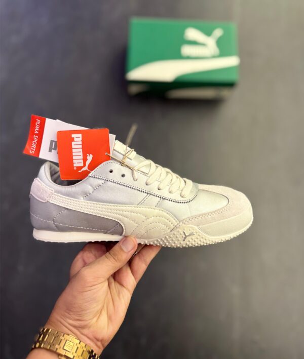 First Copy PUMA Bella UT Silver Sneakers – Stylish & Comfortable