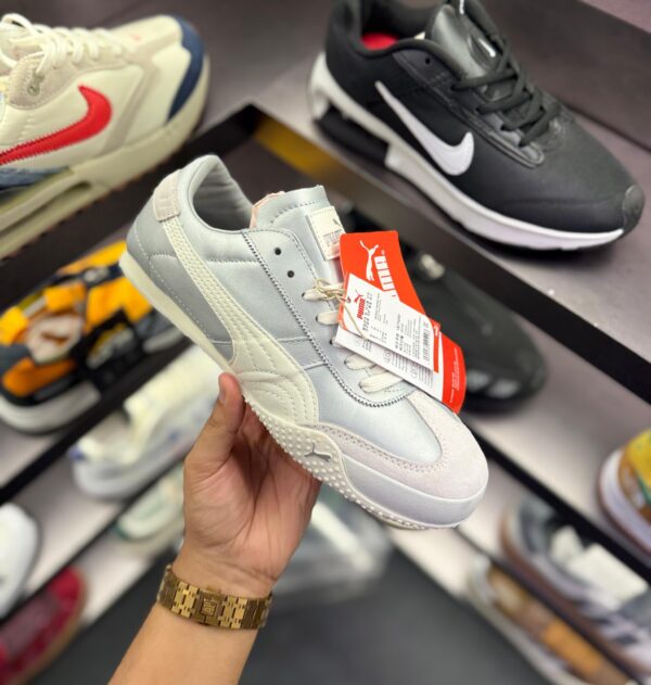First Copy PUMA Bella UT Silver Sneakers – Stylish & Comfortable - Image 2