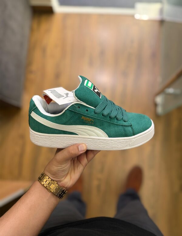 First Copy PUMA Classic Suede XLG Dark Green – Premium Sneakers - Image 3