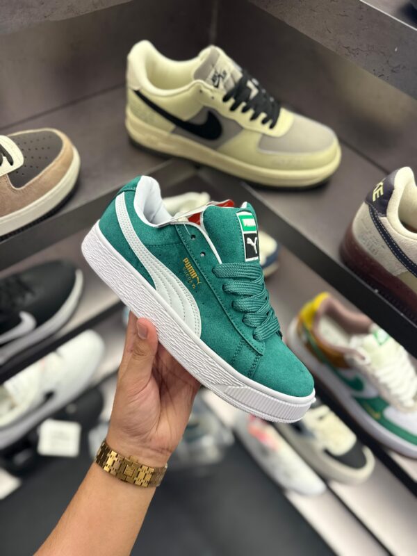 First Copy PUMA Classic Suede XLG Dark Green – Premium Sneakers - Image 2