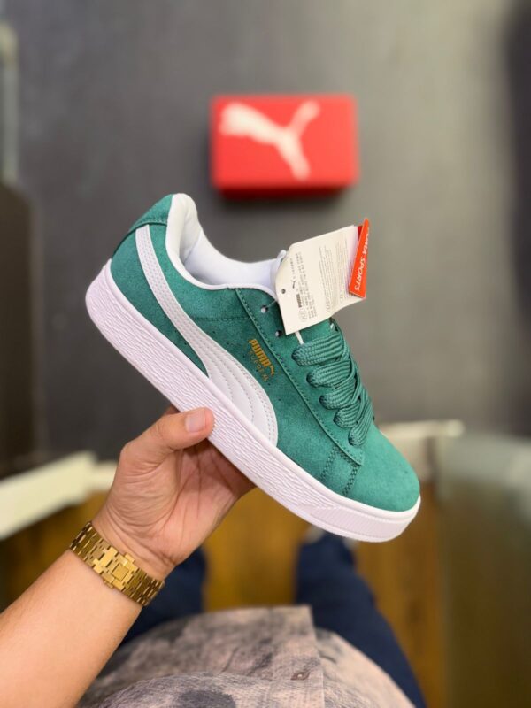First Copy PUMA Classic Suede XLG Dark Green – Premium Sneakers - Image 4