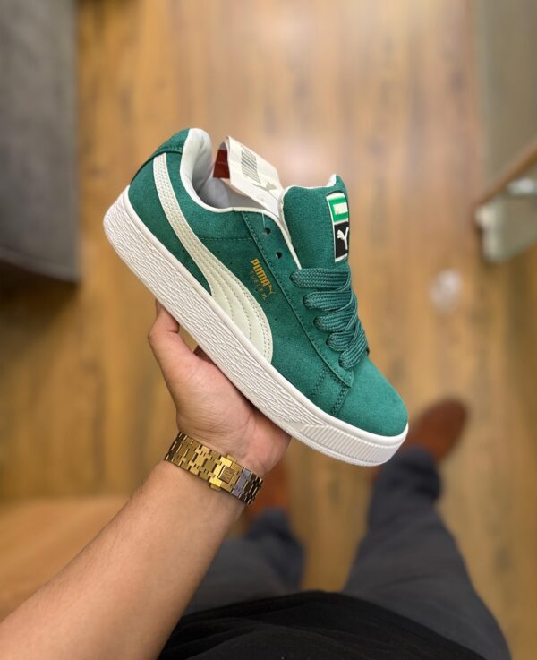 First Copy PUMA Classic Suede XLG Dark Green – Premium Sneakers - Image 5