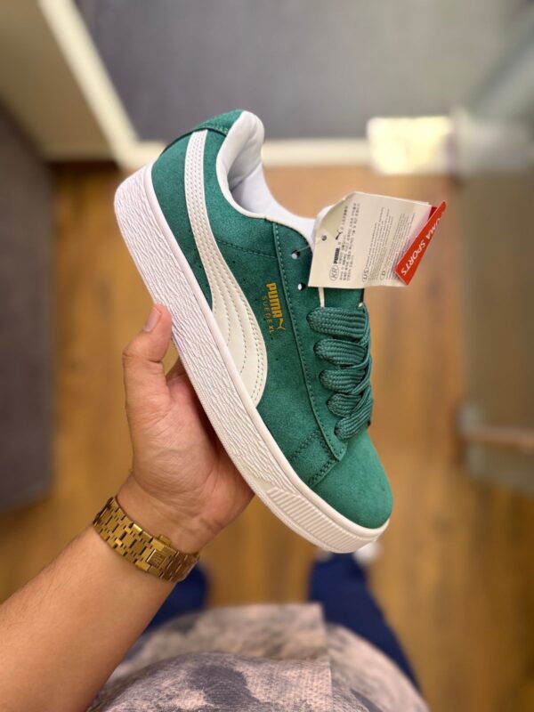 First Copy PUMA Classic Suede XLG Dark Green – Premium Sneakers - Image 6