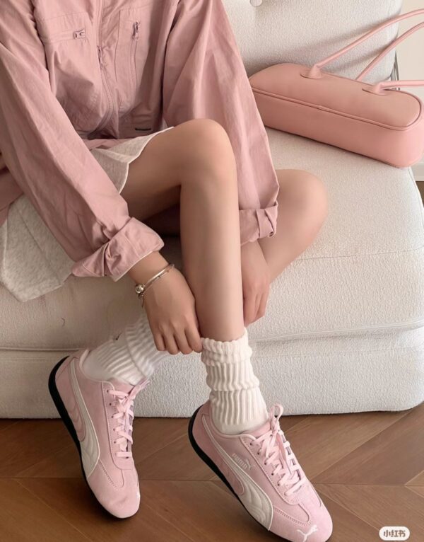 First Copy Puma Speed Cat Pink White – Premium Imported Quality - Image 2