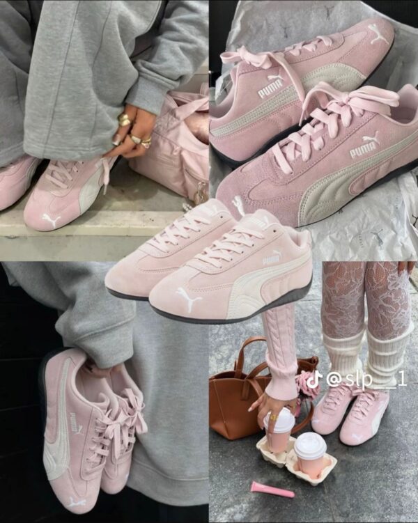 First Copy Puma Speed Cat Pink White – Premium Imported Quality - Image 8