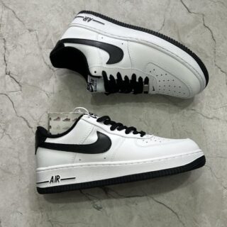 Nike Air Force Originals White with Black Sole – Iconic Streetwear Sneaker