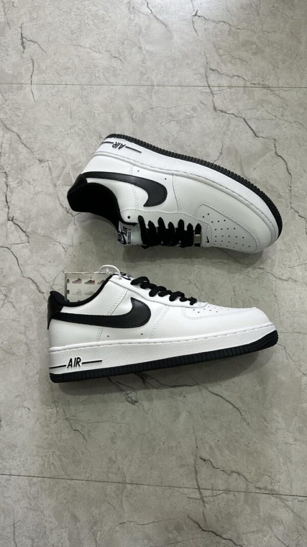 Nike Air Force Originals White with Black Sole – Iconic Streetwear Sneaker