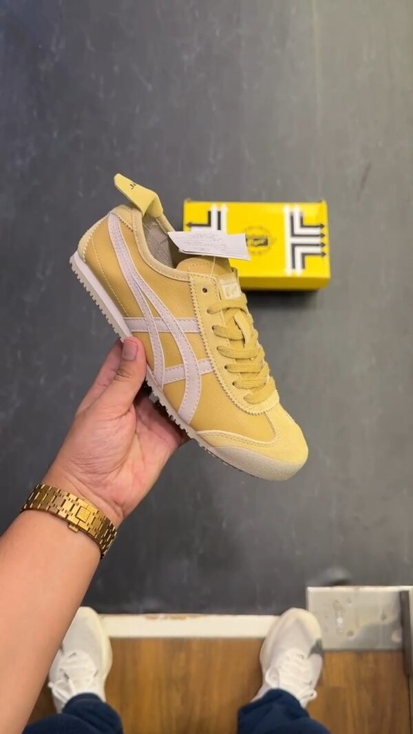 First Copy Onitsuka Tiger Mexico Lychee Trainer | Premium Sneakers - Image 3