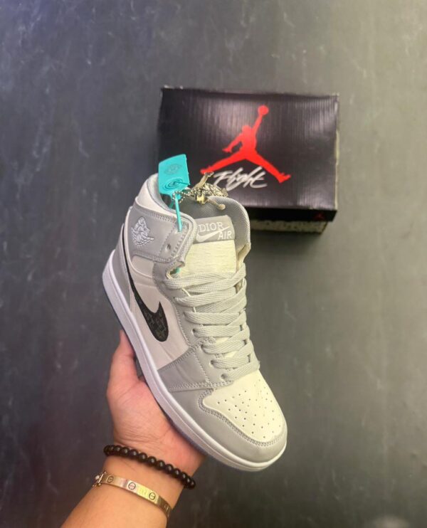 FIRST COPY Air Jordans Retro 1 Mid Dior – Premium Limited Edition Sneaker - Image 6