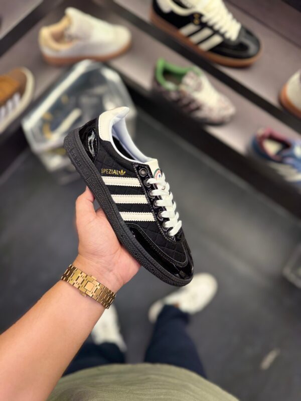 First Copy Adidas Originals Handball Spezial Patent Black - Image 3