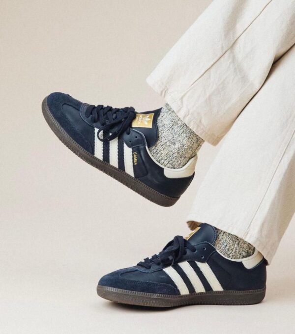 First Copy Adidas Originals Samba Navy - Image 3