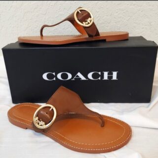 First Copy Coach Women’s Flats – Premium Quality with Original Metal