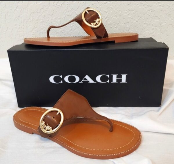 First Copy Coach Women’s Flats – Premium Quality with Original Metal