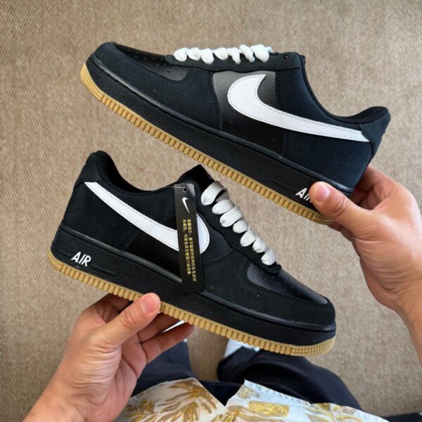 First Copy Nike Air Force 1 Black White Gum – Premium Men’s Sneakers - Image 5