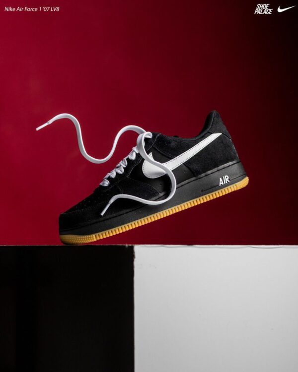 First Copy Nike Air Force 1 Black White Gum – Premium Men’s Sneakers - Image 6