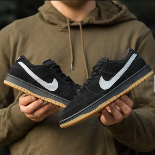 First Copy Nike SB Dunk Low Fog Black Gum - Image 4