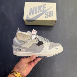 First Copy Nike SB Dunk North Face OG Grey 2025