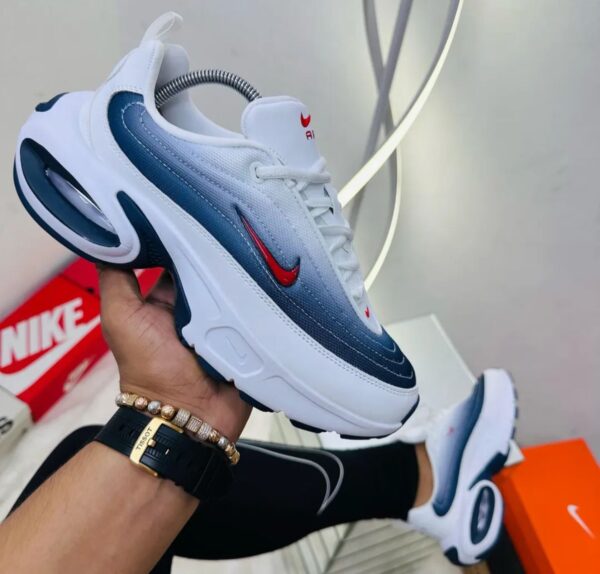 First Copy Nike Air Max Portal Trainers – White, Blue & Red