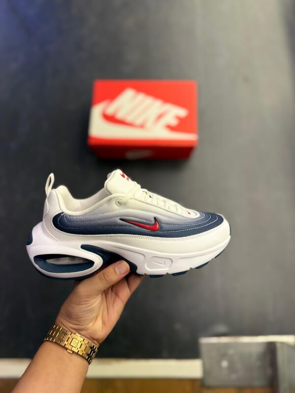 First Copy Nike Air Max Portal Trainers – White, Blue & Red - Image 5