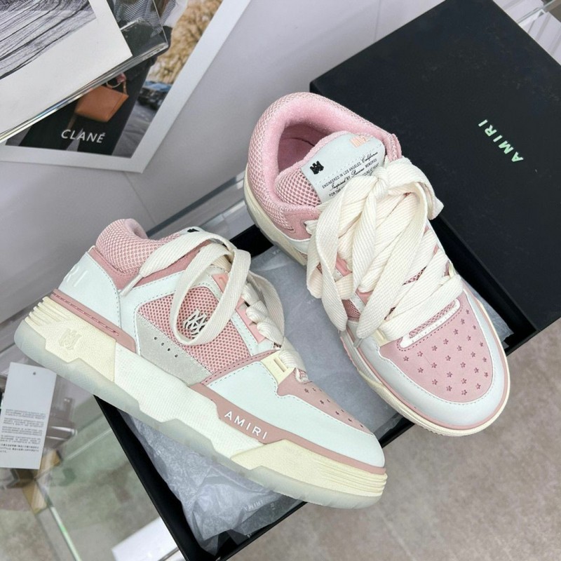 FIRST COPY Amiri MA-2 White/Pink For Woman