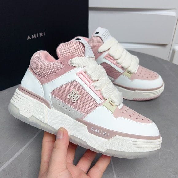 FIRST COPY Amiri MA-2 White/Pink For Woman - Image 3