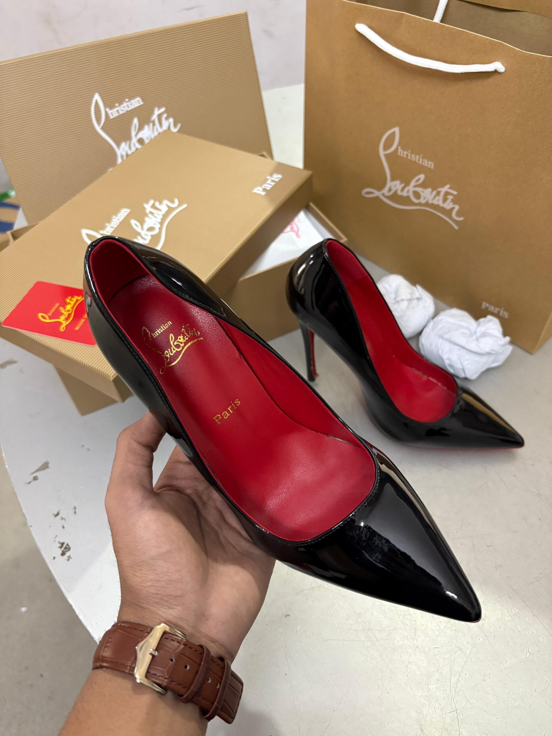 FIRST COPY Christian Louboutin Heels black - Image 4