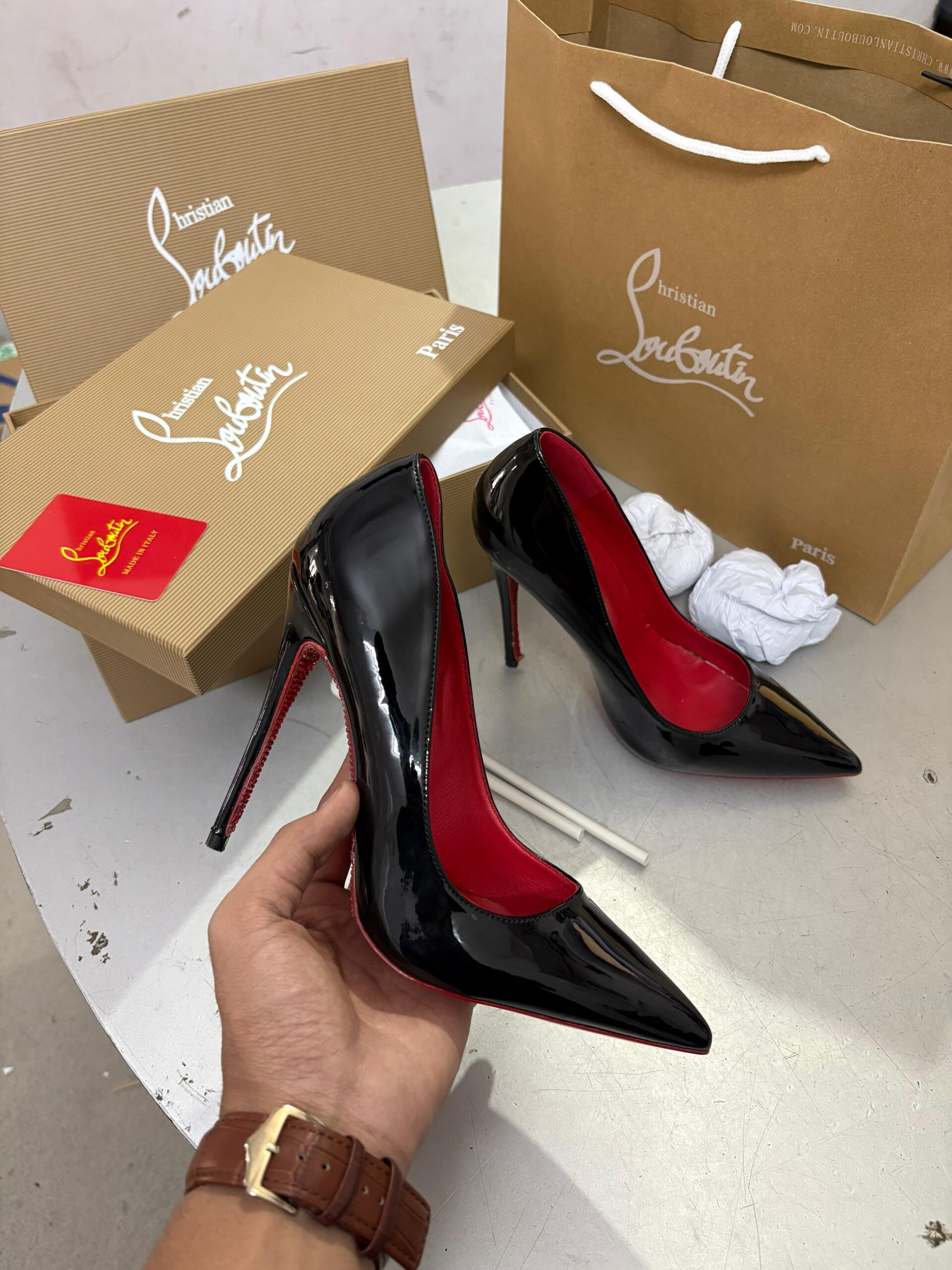FIRST COPY Christian Louboutin Heels black - Image 5