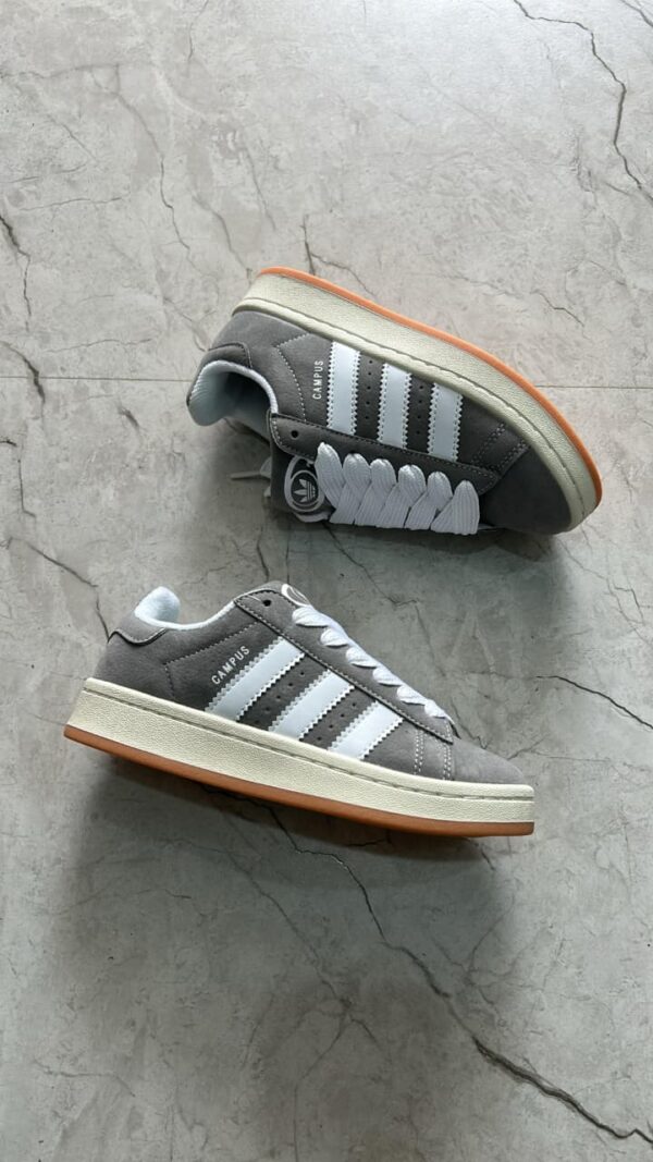 First Copy Adidas Campus Grey Sneakers for Girls - Image 2