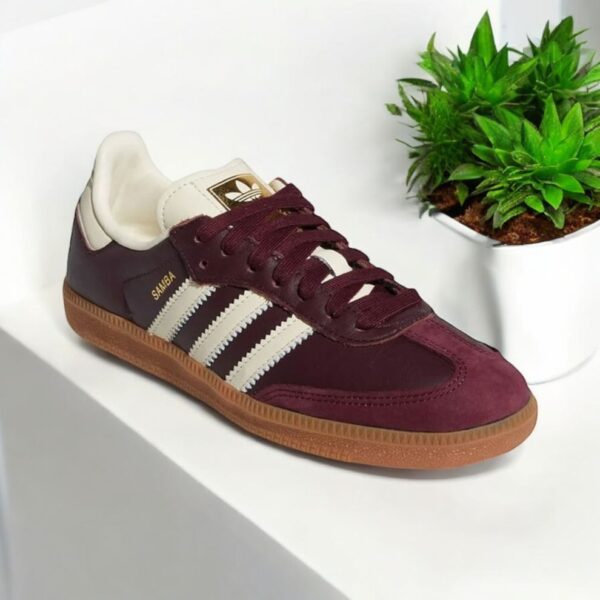 First Copy Adidas Originals Samba Maroon - Image 5