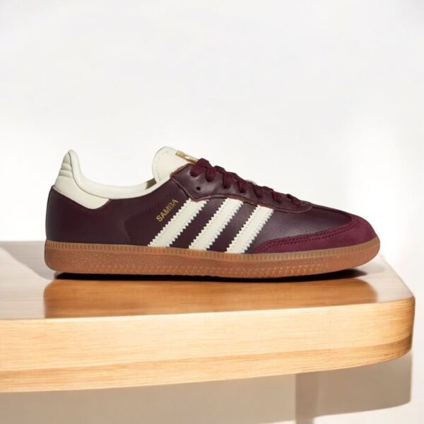 First Copy Adidas Originals Samba Maroon - Image 4
