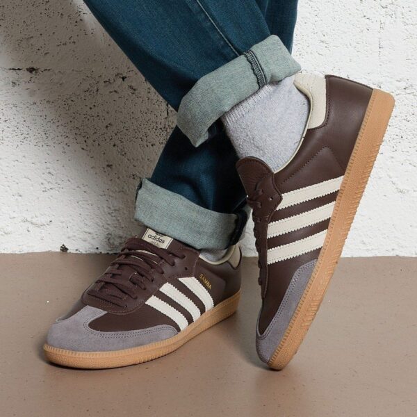 First Copy Adidas Originals Samba OG Brown - Image 5