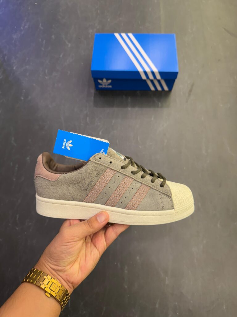 First Copy Adidas Originals Superstar Brown Off White (3)