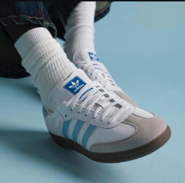First Copy Adidas Samba OG Sky Blue Unisex - Image 3