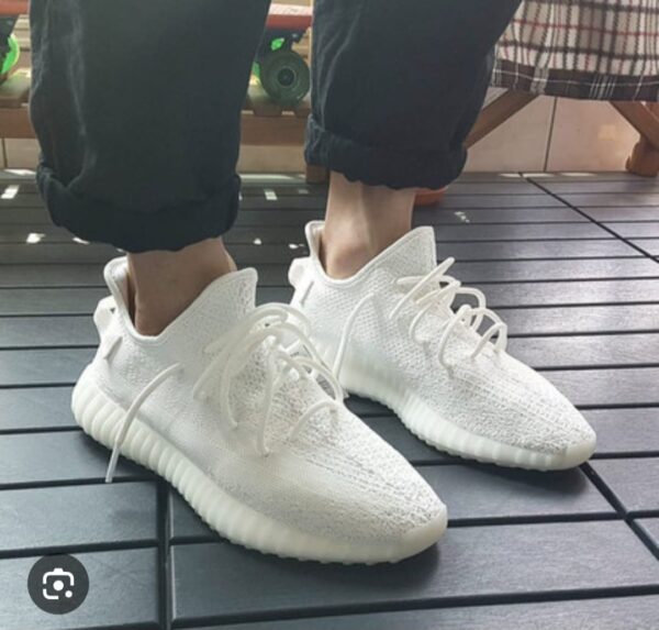 First Copy Adidas Yeezy Boost 350 V2 All White - Image 2