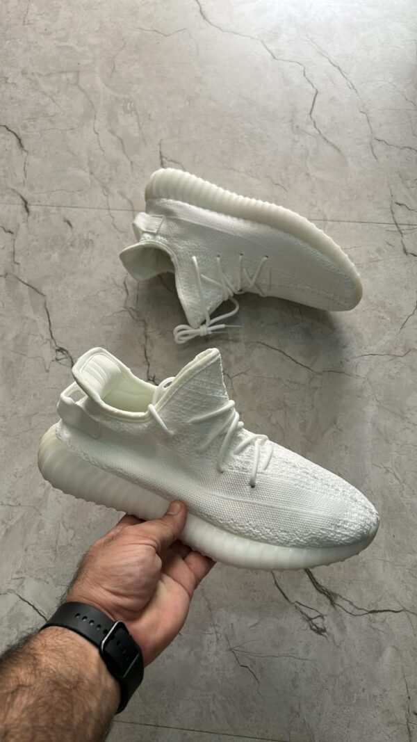 First Copy Adidas Yeezy Boost 350 V2 All White - Image 3