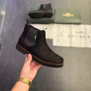 First Copy COACH Suede Chelsea Boots