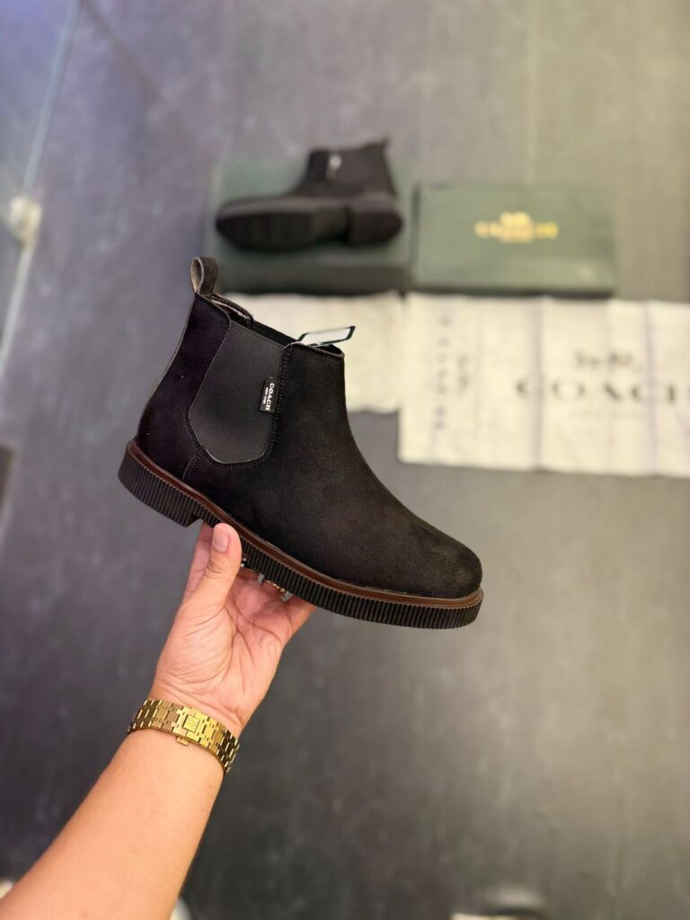 First Copy COACH Suede Chelsea Boots (1)