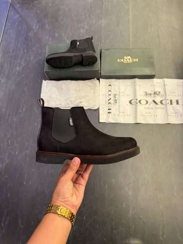 First Copy COACH Suede Chelsea Boots - Image 2