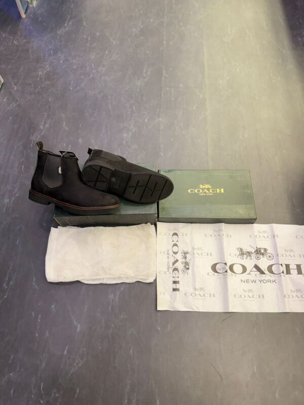 First Copy COACH Suede Chelsea Boots - Image 3