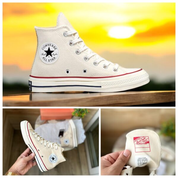 First Copy Converse Chuck 70 Mid Triple White - Image 4