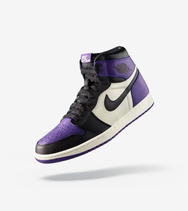 First Copy Jordan Retro 1 Court Purple 2.0 - Image 3