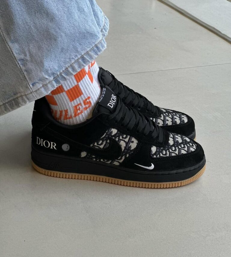 First Copy Nike Air Force Dior Custom x Stussy (1)