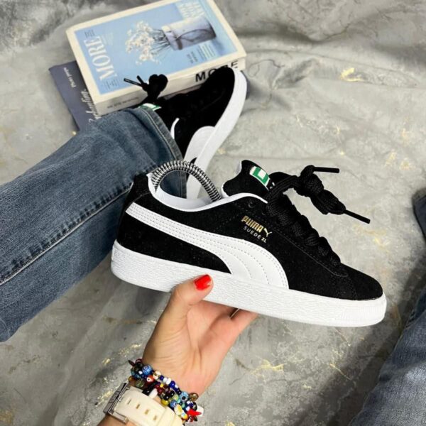 First Copy Puma Suede Classic XL Black White
